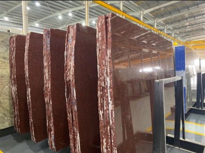 印度红（老矿）条板，荒料图2