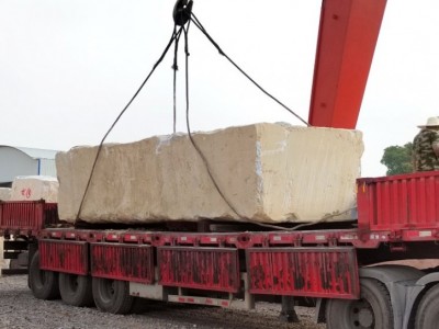 湖南汉白玉荒料（自家矿山）图4