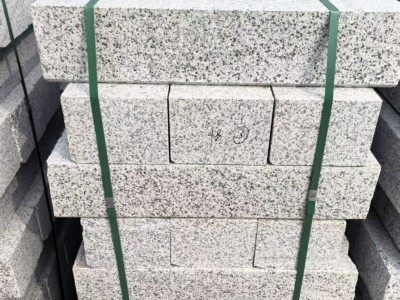 湖北芝麻灰规格板/路沿石/石栏河图5